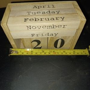 Wooden Calendar